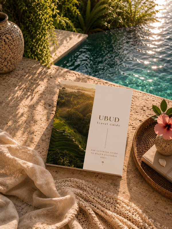 Ubud Reiseguide PDF Cover – VIE·VOY Reiseguide für Ubud, Bali