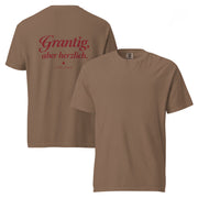 T-Shirt „Grantig, aber herzlich.“