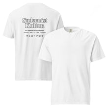 T-Shirt „Sudern ist Kultur.“ – Farbe Weiß, Vorder- und Rückansicht