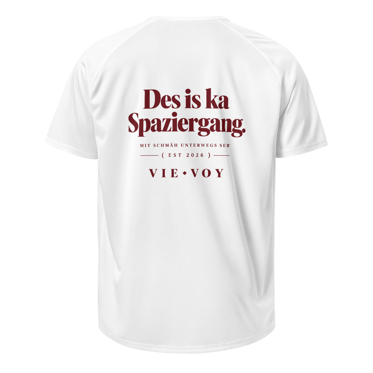 T-Shirt „Des is ka Spaziergang.“ – Run Club Edition